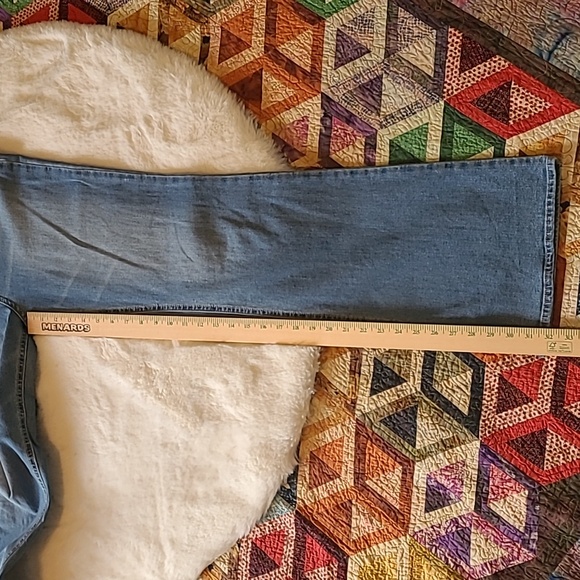 Jordache High Rise Flare Casual Y2K Style Light Wash Denim Blue Jeans Size 8 - Picture 10 of 12